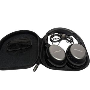 Naztech XJ-500 Wireless Bluetooth Headphones. They feature Active Noise Cancel